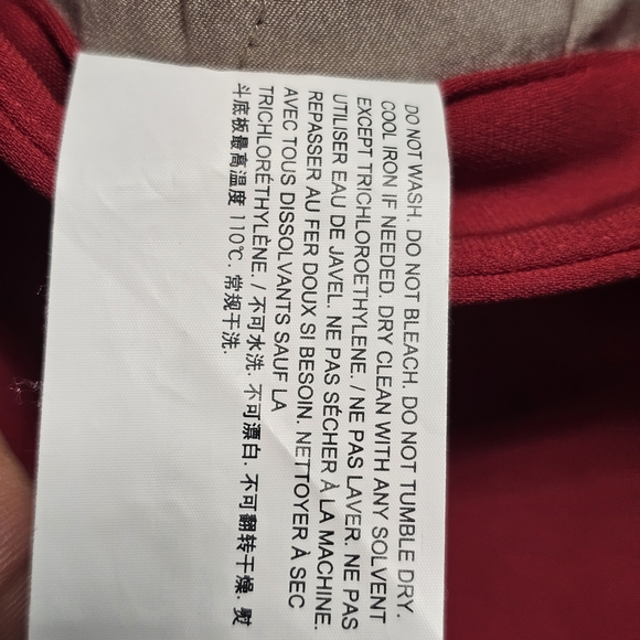 Theory Red Cropped Pants - Picture 14 of 15